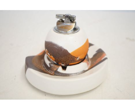 Royal Haejer USA ceramic lighter &amp; ashtray 