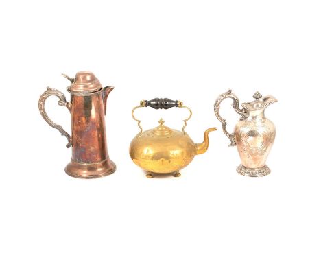 Collection of pewter and metalware, including Salter's Spring Balance Scale no20M.