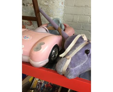 TOY CAR & HOBBY HORSE