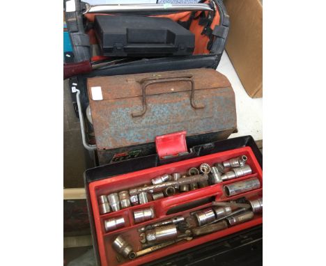 3 TOOL BOXES & TOOLS
