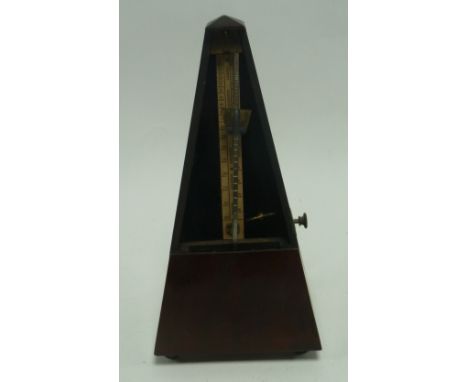MAELZEL METRONOME in mahogany stained case