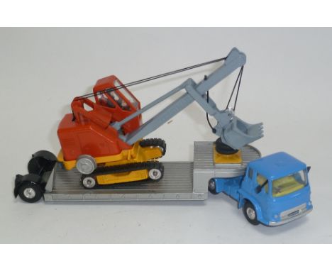 CORGI MAJOR MINT AND BOXED GIFT SET No 27 'Machinery Carrier with Bedford tractor unit and Priestman Cub Shovel', expanded po