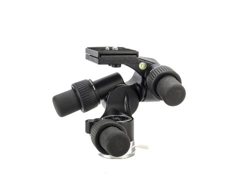 A Manfrotto 405 Pro Geared Tripod Head, with quick release plate, E