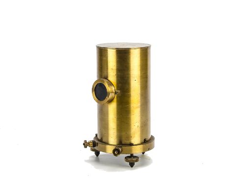 An A. Gallenkamp & Co Galvanometer, serial no. 49719A, lacquered brass, 21cm in height