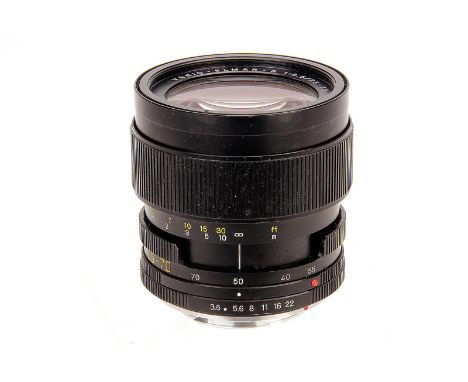 A Leitz Vario-Elmar-R f/3.5 35-70mm Lens, black, serial no. 3174927, body, G, elements, G, internal fungus