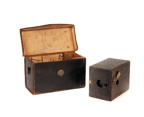 A Pocket Kodak Box Camera, 1896, body, VG, shutter working, lens, G-VG