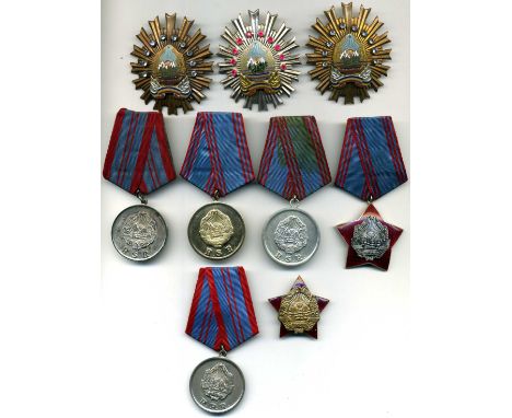 Romania, Miscellaneous Securitate Awards (9) Order for Outstanding service in the Defence of the Communist Organization and S