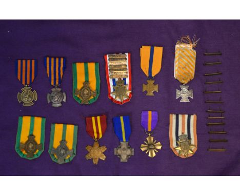 Netherlands, Second World War Awards (11), Mobilisation War Cross 1939, Bronze Cross 1940; Cross of Merit 1941; Flying Cross 