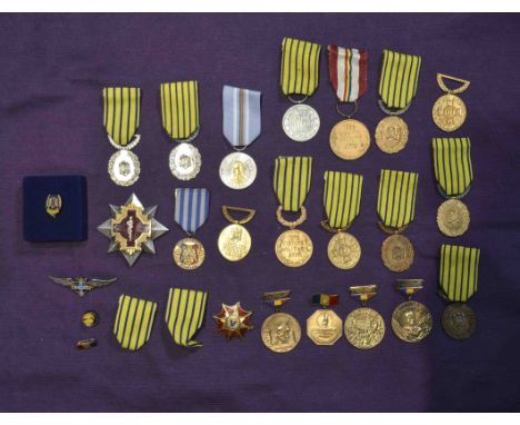 Romania, Republic, Order of Medical Merit, Grand Officer’s breast star, in silver, with gilt and red enamelled centre; Order 