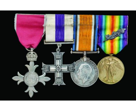 An Interesting M.B.E. and ‘Passchendaele’ M.C. group of Four awarded to Captain Robert Launcelot Busby, 2/8th Battalion, Lanc