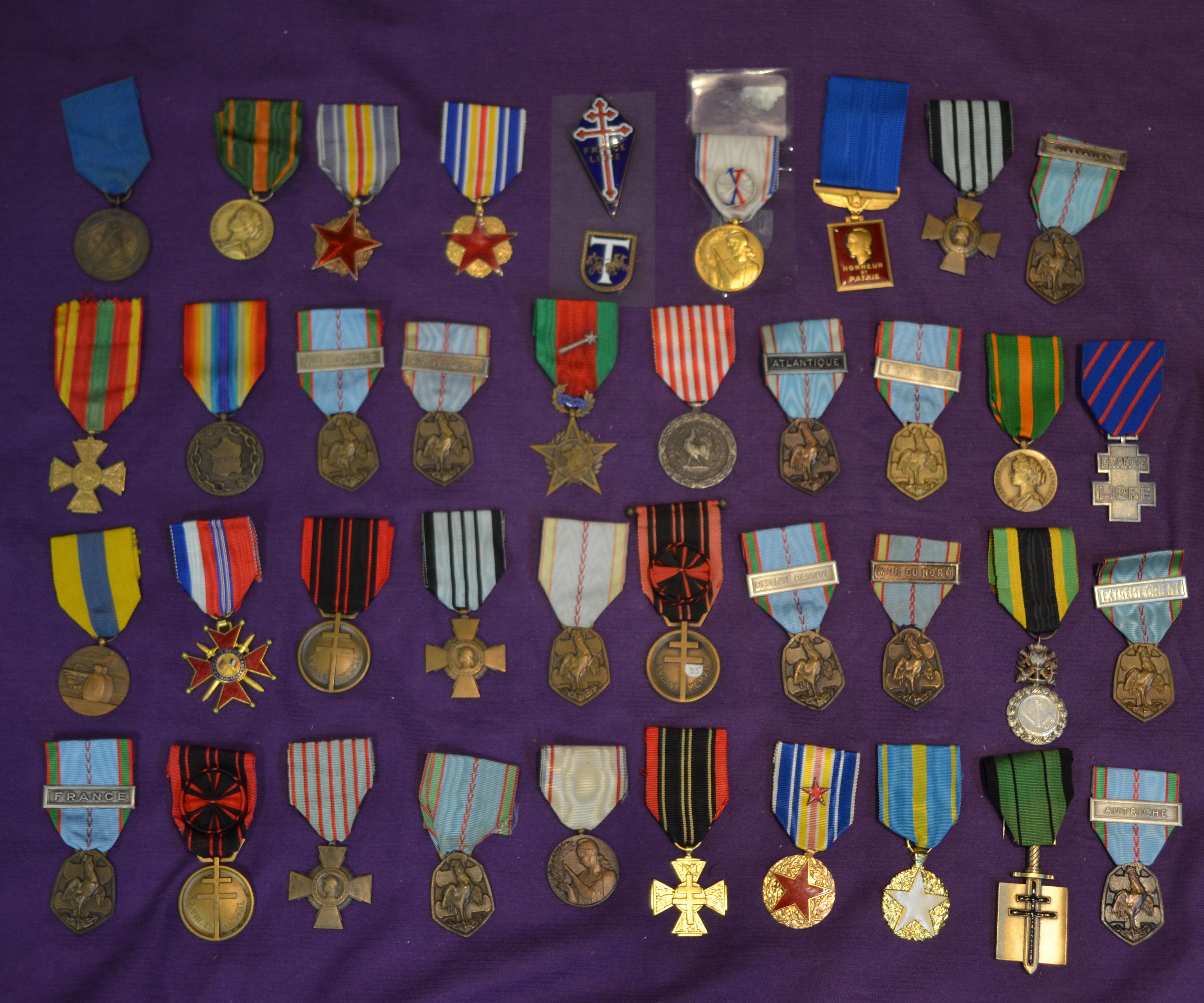 France, Miscellaneous World War Two Medals (39), comprising: Order of ...