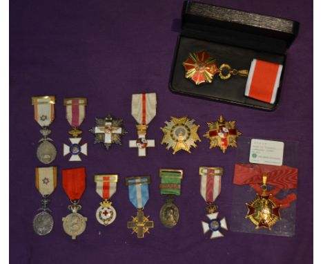 Spain, Miscellaneous Orders, Decorations and Medal, comprising: Order of St Hermenegildo (3), breast star and two officer’s b