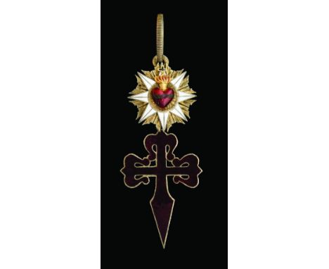 Portugal, Order of St James of the Sword, Commander’s early neck badge, first quarter of the 19th century, in silver-gilt, go