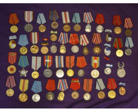 Romania, Miscellaneous Medals (44) including Medal for Outstanding Service of the Communist Organisation and State; 25th Anni