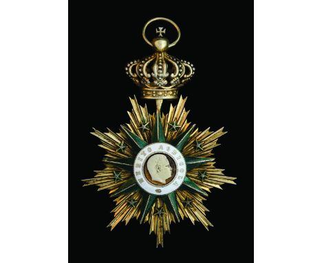 Portugal, Order of Agricultural Merit, Grand Cross set of insignia, Carlos I Type (1893-1910), by F G Da Costa of Lisbon, com