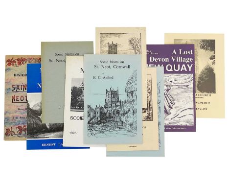 (St Neot, Newquay, Newlyn, Nancekuke) Nine booklets. William A. Axworthy. 'Historical Sketch of the Parish of Saint Neot, Tog