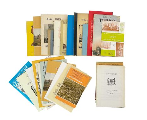 (Truro and Tintagel) Thirty three booklets. Sidney J. Madge. 'The Chapel, Kieve and Gorge of Saint Nectan, Tintagel,' thin ca