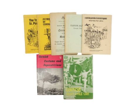 NANCE, R. Morton and SMITH, A. S. D (trans) 'Passyon Agan Arluth. Cornish Poem of the Passion,' Spotting to thin card wraps, 