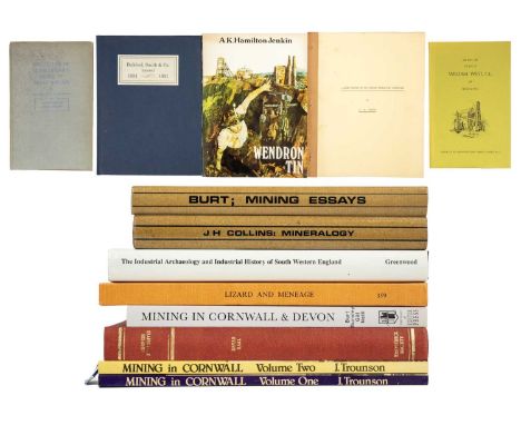 Mining in Cornwall Thirteen works. T. R. Harris. 'A Short History of the Cornish Explosives Industries,' typescript, staple b