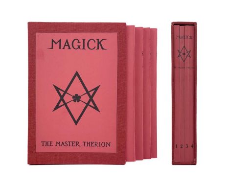 Master Therion (Aleister Crowley) 'Magick: In Theory and Practice (being part III of Book 4) Section 2; Section 3; Section 4'