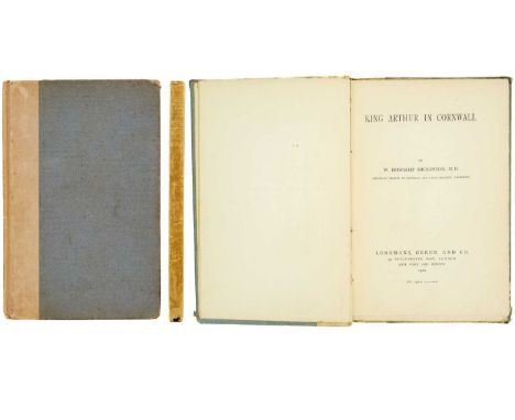 DICKINSON, W. Howship 'King Arthur in Cornwall,' Original vellum backed boards, some rubbing to extremities and chip to botto
