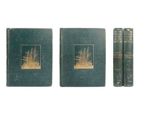 Luigi Amedeo of Savoy. 'On the Polar Star in the Arctic Sea' Two volumes, translated by William Le Queux, original cloth with