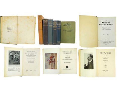 (Horsemanship and racing) Six works William Scarth Dixon. 'The Influence of Racing and the Thoroughbred Horse on Light-Horse 