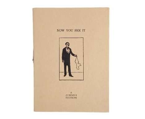 Andrew Lanyon (1947) 'Now You See It "A Cornish Illusion"' First edition, limited to 250 copies this being number 19, illustr