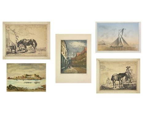 Claude Hamilton ROWBOTHAM (1864-1949) And original work from other artists  Claude Hamilton ROWBOTHAM (1864-1949)A Sussex Hom