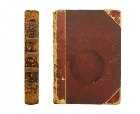 'Pictorial History of the Russian War 1854-5-6,' Half red leather rubbed to extremities and joints, marbled endpapers, vg tex
