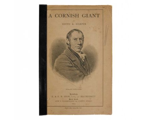 (Mining) HARPER, Edith K. 'A Cornish Giant. Richard Trevithick: The Father of the Locomotive-Engine,' Pictorial thin card wra