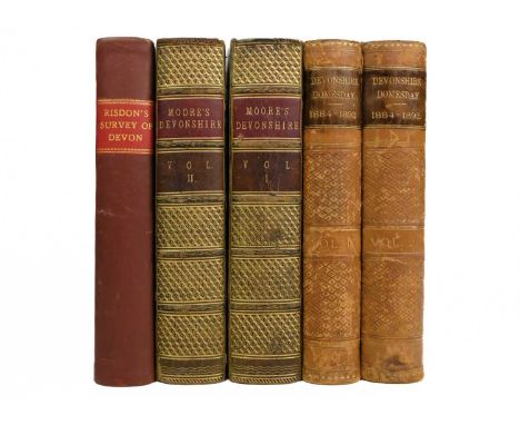 (Devon) MOORE, Thomas 'The History of Devonshire, from the Earliest Period to the Present,' Illustrated by William Keeble, pl