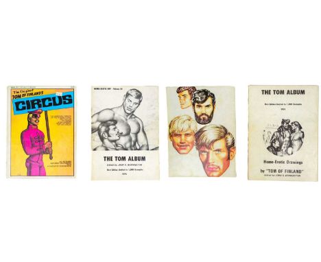 (Homo erotica) Tom of Finland  'The Original Tom of Finland's Circus,' American version, illustrated wraps, duotone illustrat