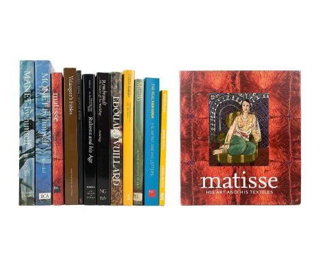 Twelve good art books. Including Frida Kahlo, Ben Nicholson, Manet, Matisse, Monet, Van Gogh, Picasso, &amp;c. &amp;c, all in