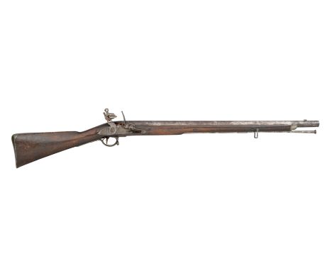 A .750 CALIBRE FLINTLOCK VOLUNTEER CARBINE, FIRST QUARTER THE 18TH CENTURY  of regulation type, with tapering sighted barrel 
