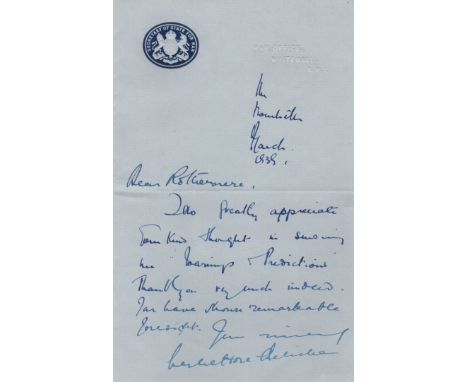 BRITISH POLITICS: Selection of T.Ls.S, and some A.Ls.S., by various 20th century British politicians including Philip Snowden