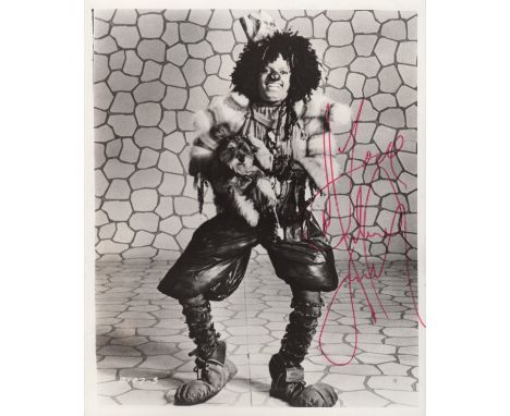 JACKSON MICHAEL: (1958-2009) American Pop Singer. Signed 8 x 10 photograph, the image depicting the singer standing in full l