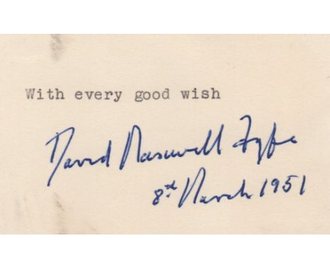 BRITISH POLITICS: Selection of signed pieces, cards, a few First Day Covers, campaign leaflets etc., by various 20th century 