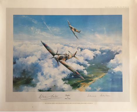 BADER & JOHNSON: BADER DOUGLAS (1910-1982) British World War II Ace (22.5 victories), recognised for his important role durin