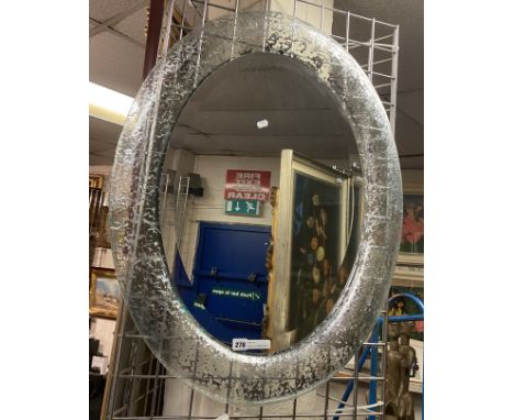 MURANO OVAL MIRROR - 90 X 70 CMS APPROX
