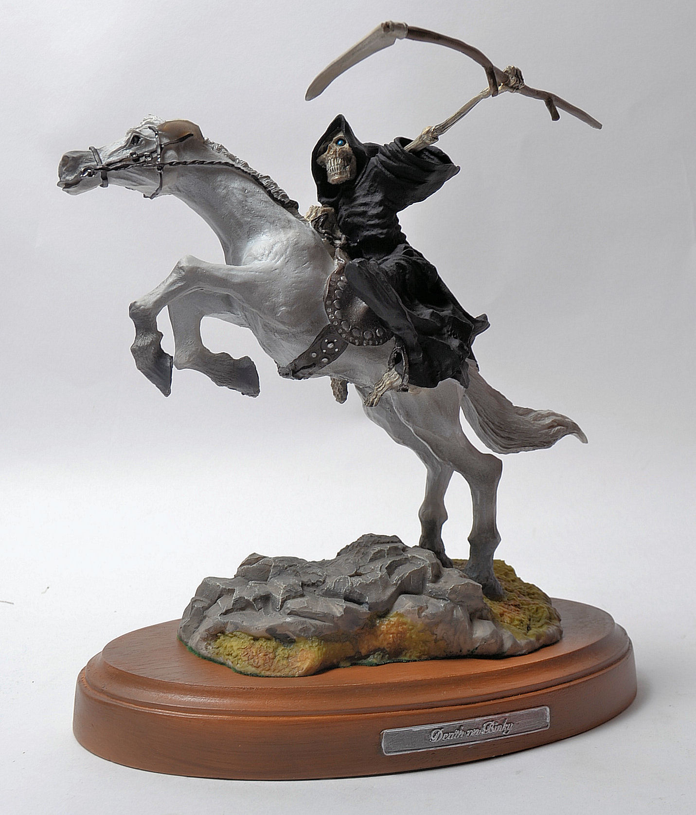 Death riding Binky DW24 from Terry Pratchett’s Discworld made by Clare