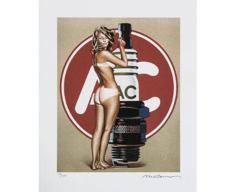 Mel Ramos (after) 'A.C. Annie' offset lithograph in colors on Arches paper, Georges Israel Editeur, sheet size 38,5 x 57 cm, 