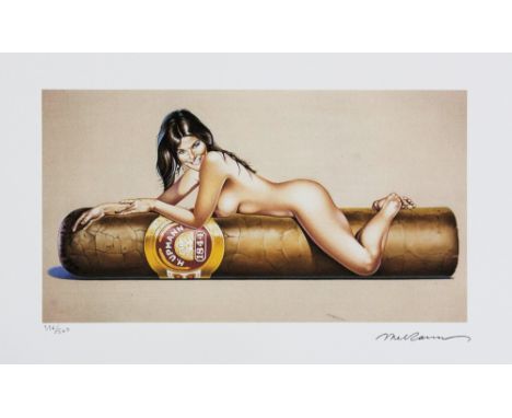 Mel Ramos (after) 'Have a Havana' offset lithograph in colors on Arches paper, Georges Israel Editeur, sheet size 38,5 x 57 c