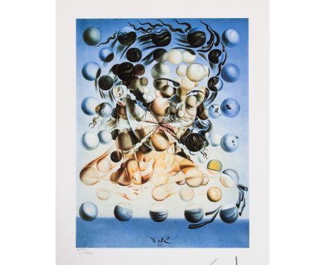 Salvador Dali (after) 'Galatea Of The Spheres' offset lithography, sheet size 50 x 65 cm, signed bottom right, pencil 'Dali',