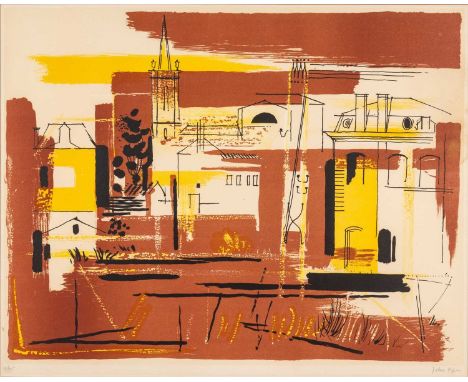 ‡ JOHN PIPER limited edition (19/75) lithograph - entitled verso, 'Ile d'Elle', signed fully in pencil, 44 x 57cmsProvenance: