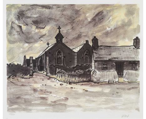 ‡ SIR KYFFIN WILLIAMS RA limited edition (69/350) print - Aberffraw, signed with initials, 40 x 50cmsProvenance: private coll
