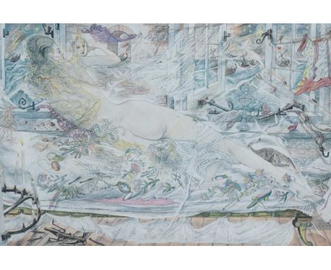 ‡ DAVID JONES limited edition (7/150) print - Gwener/Aphrodite, 37 x 57cmsProvenance: private collection GwyneddComments: fra