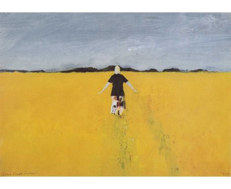 ‡ JOHN KNAPP-FISHER limited edition (360/500) print, 1990 - entitled 'Girl in a Rape Field', signed, 55 x 74cmsProvenance: pr