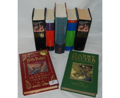 Ltd Ed collectors edition leather bound gift volume that includes the complete text of the original novel J K Rowlings Harry 