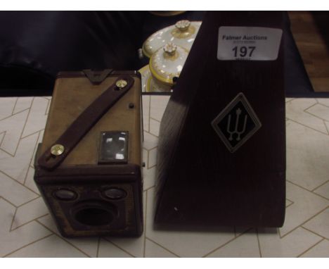 Metronome and Brownie box camera